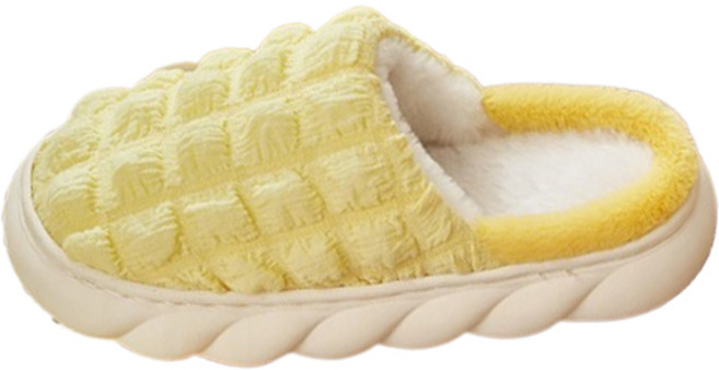 여성용 실내 면 폭스퍼 슬리퍼 JJ_55