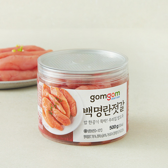 곰곰 백명란젓갈, 500g, 1개