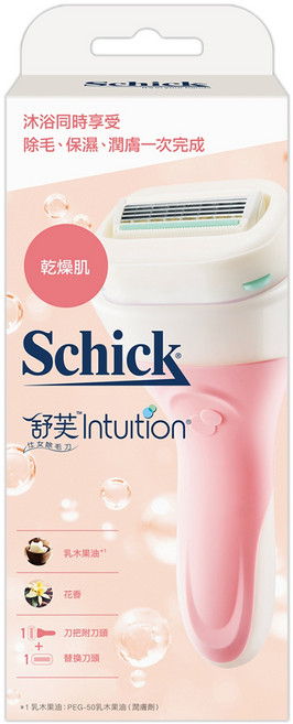 Schick 舒適牌 舒芙仕女除毛刀 乾燥肌, 1盒, 1盒