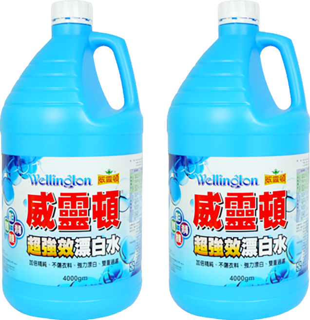 威靈頓 漂白水, 4kg, 2罐