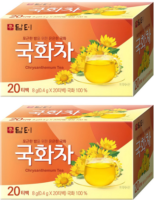 담터 국화차, 0.4g, 20개입, 2개