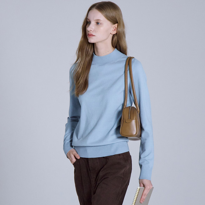 BASIC HOUSE 女款高領長袖毛衣 LYKT7202