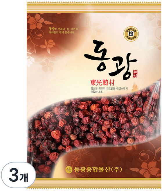 동광한방몰 햇 오미자, 100g, 3개
