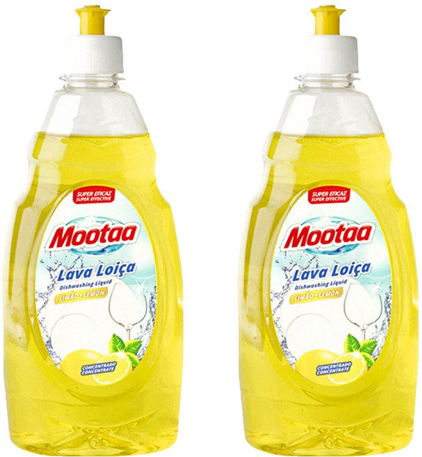 Mootaa 超濃縮檸檬洗碗精, 500ml, 2瓶