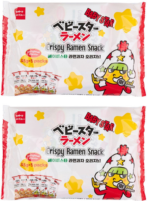 베이비스타 라면과자 오리지널 5p, 180g, 2개