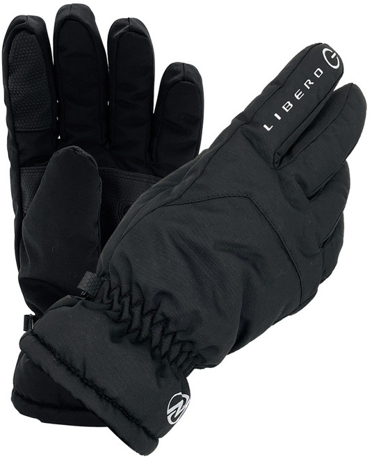 LIBERO 해리 방한 장갑, 블랙, 1개