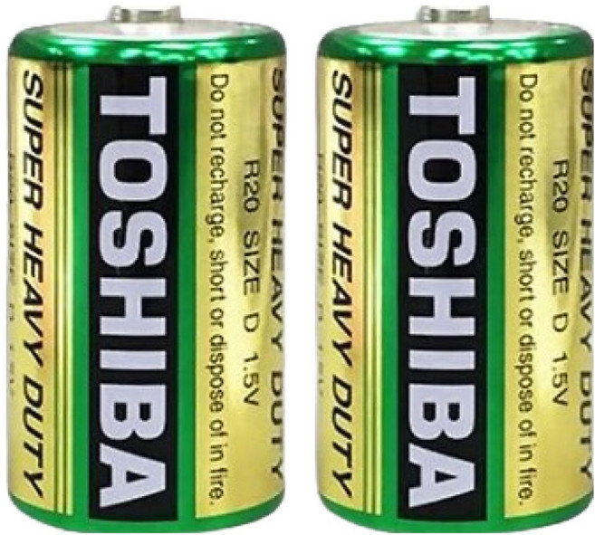 TOSHIBA 東芝 台灣公司貨 環保1號電池, 2顆, 1組