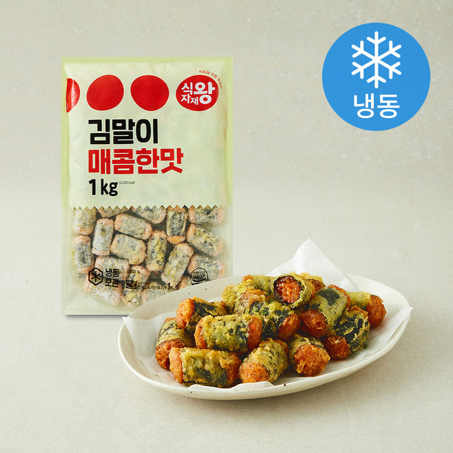 식자재왕 김말이 매콤한맛 (냉동), 1kg, 1개
