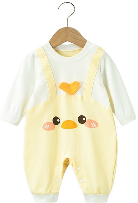 스타도어 유아용 애니멀멜빵 긴팔우주복