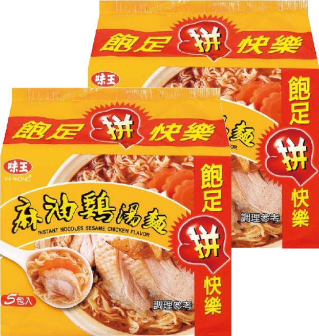 味王 麻油雞湯麵 90g, 10包