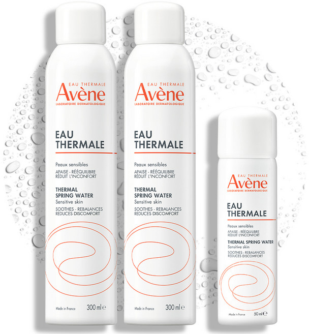 아벤느 오 떼르말 온천수 미스트 300ml 2p + 50ml 세트, 1개