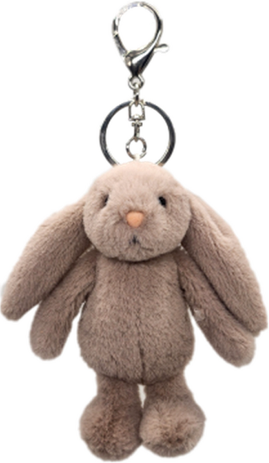 성업상사 마이 러블리 샤샤 키링 인형, 9cm, 브라운, 1개