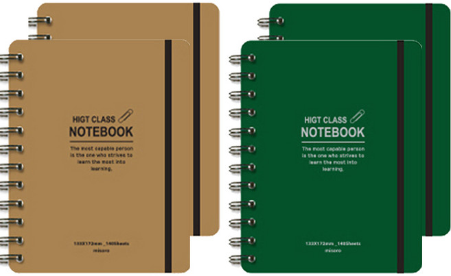 미소로 4000 라운드밴드 노트 2306, 랜덤발송, 4개