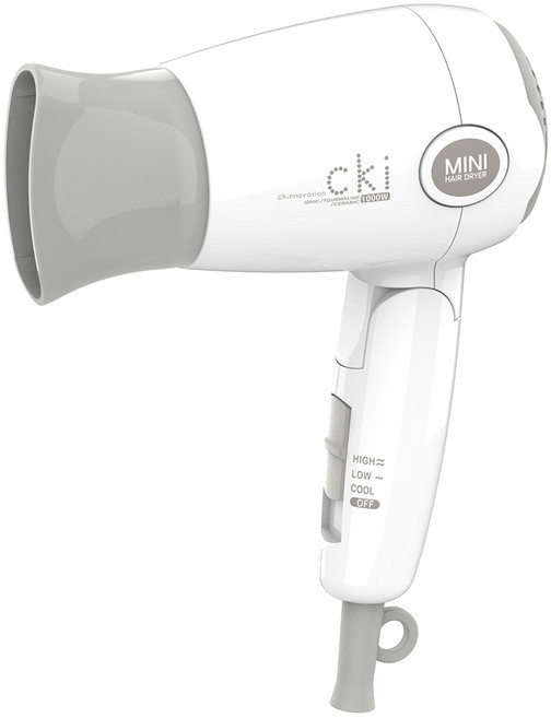 CKI 접이식 헤어 드라이어 1000W, CKI-D101, 혼합색상