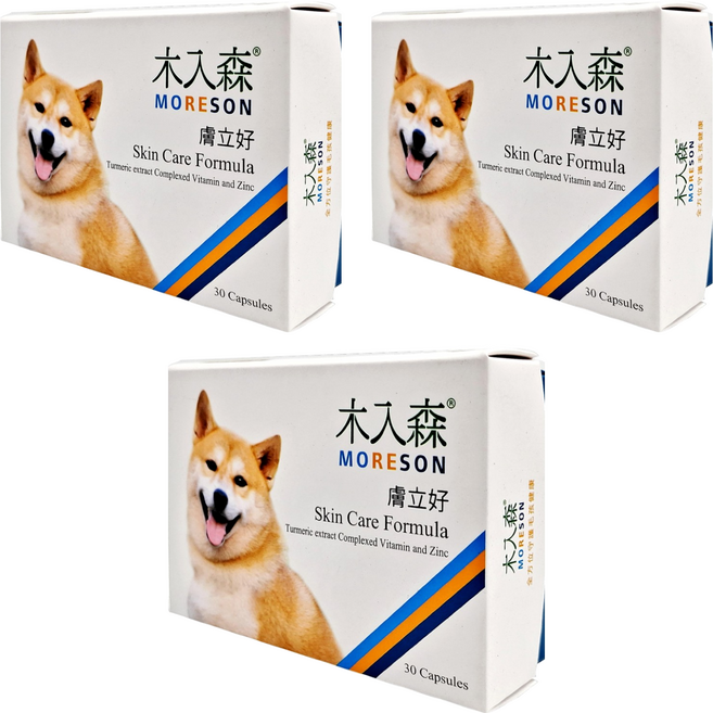木入森 膚立好保健膠囊 穩定膚況 緩解體味, 30顆, 3盒, 皮膚/毛髮