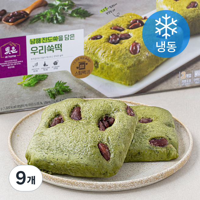 빚은 우리쑥 술떡 (냉동), 160g, 3개입, 3박스
