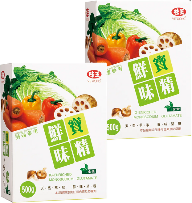 味王 鮮寶味精, 500g, 2盒
