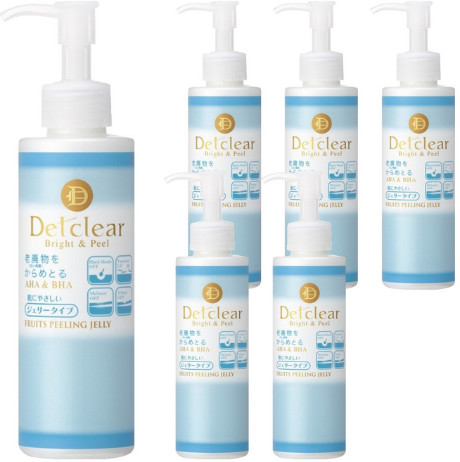 데트클리어 필링젤 무향, 180ml, 6개