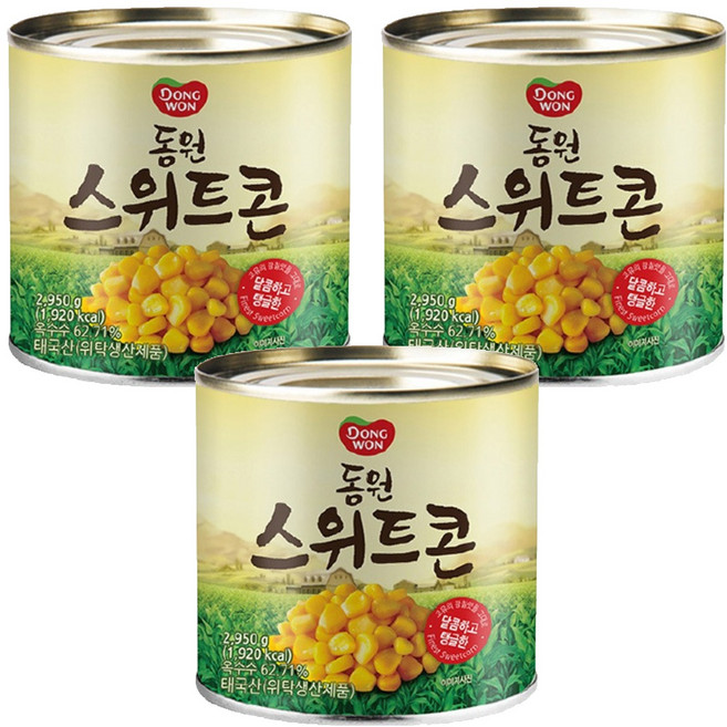 동원 스위트콘, 2.95kg, 3개