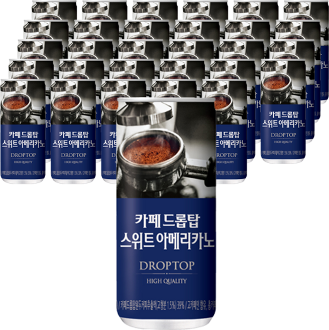 광동제약 카페 드롭탑 스위트 아메리카노, 200ml, 30개