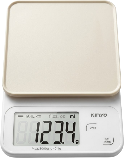 Kinyo 高精準料理秤, DS-018, 3kg, 單色