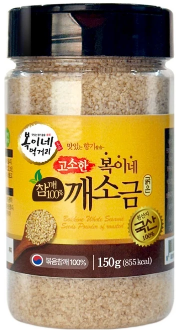 복이네먹거리 국산 고소한 참깨 100% 깨소금 굵은입자, 150g, 1개 - 쿠팡
