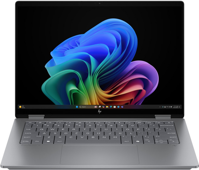 HP 2025 옴니북 X 플립 14 코어Ultra7, Meteor Silver, 512GB, 32GB, WIN11 Home, 14-fm0050TU