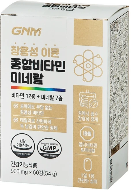 자연의품격 장용성 이뮨 멀티 종합비타민 미네랄 54g, 60정, 1개 - 쿠팡