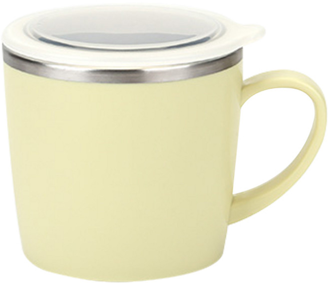 데일리라이크 봉봉 스텐 머그컵, 아보카도, 1개, 250ml