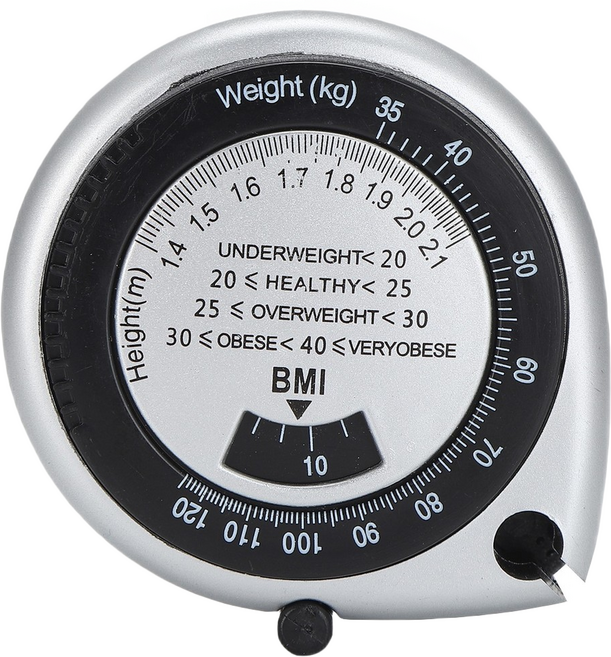 AHOYE BMI健康捲尺/量尺/腰圍尺/布尺, 1個, 150cm