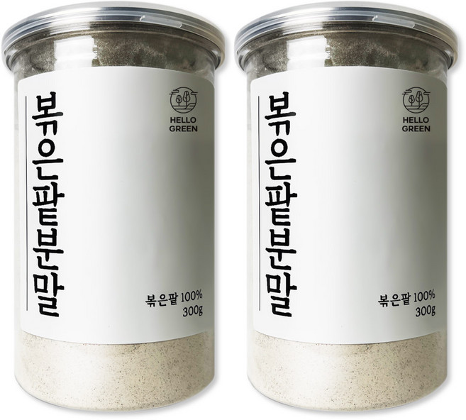 헬로우그린 국내산 볶은 팥 분말, 300g, 2개