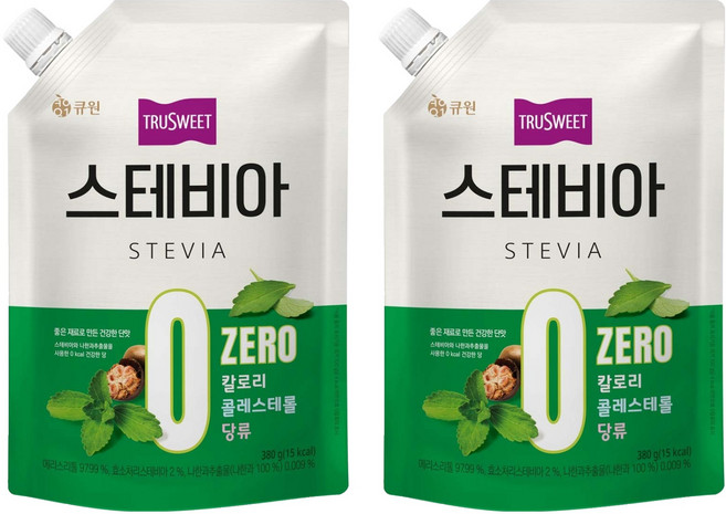 트루스위트 스테비아, 380g, 2개