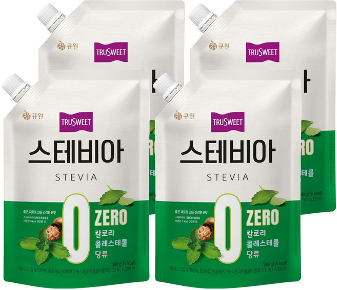 트루스위트 스테비아, 380g, 4개