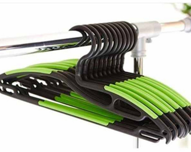 코모드 매직행거 회전형 옷걸이, 블랙 + 그린, 50개