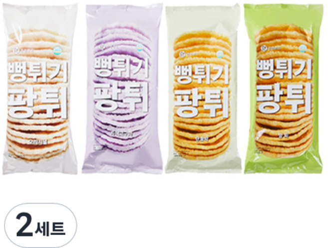 뻥튀기 팡튀 4종 세트, 480g, 2세트
