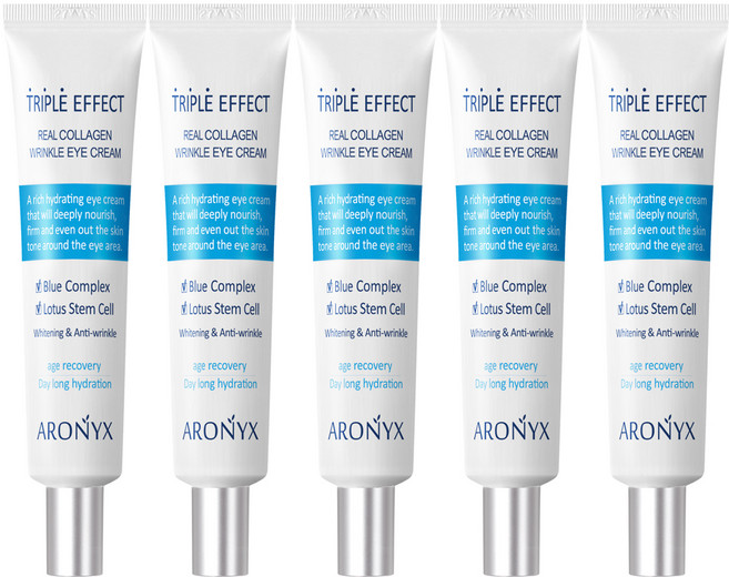 MediFlower 膠原蛋白撫紋亮白保濕眼霜, 40ml, 5條