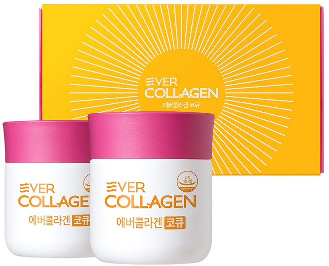 에버콜라겐 코큐 선물세트, 84정, 2개