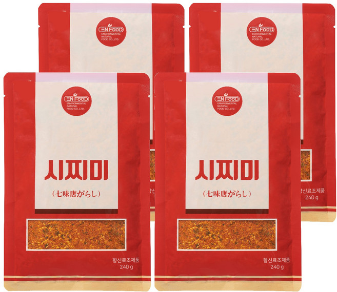 이엔푸드 시찌미, 240g, 4개