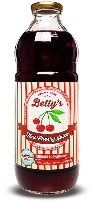 베티스 타트체리 주스 원액, 1L, 1개