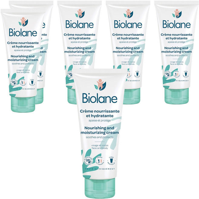 비올란 너리싱 모이스처라이징 크림, 100ml, 6개