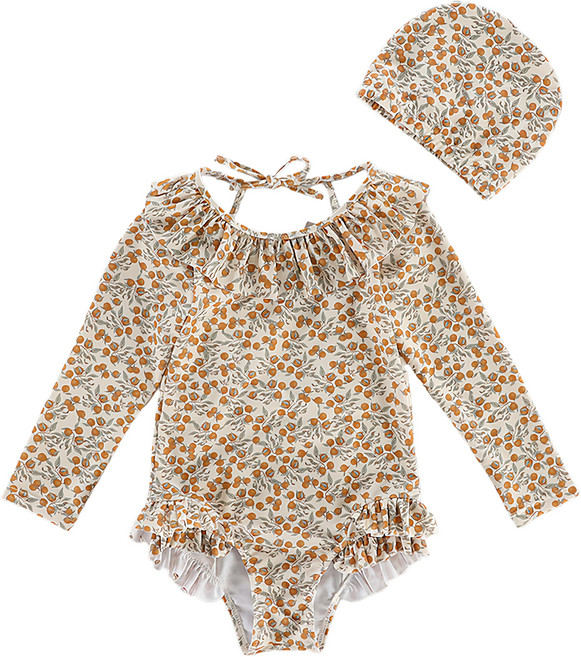 愛北鼻 INS女童泳衣