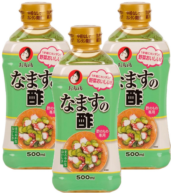 오타후쿠 나마스노스 초무침용 식초 소스, 3개, 500ml