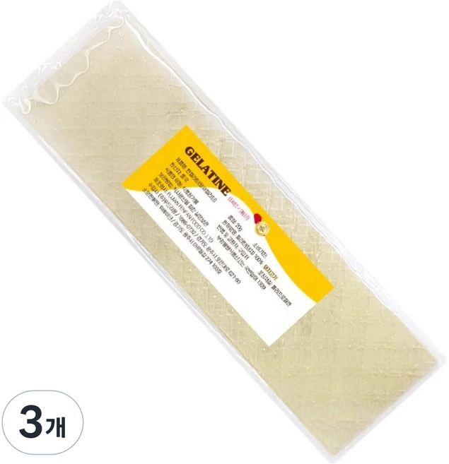 판젤라틴, 20g, 3개 - 쿠팡