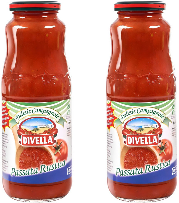 디벨라 토마토퓨레 루스티카, 680g, 2개