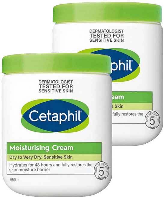 Cetaphil 舒特膚 長效潤膚霜, 550g, 2罐