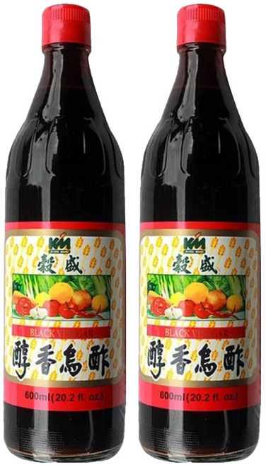 KOKUMORI 穀盛 醇香烏醋, 600ml, 2瓶