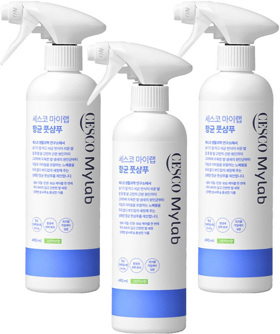 세스코마이랩 항균 풋샴푸, 3개