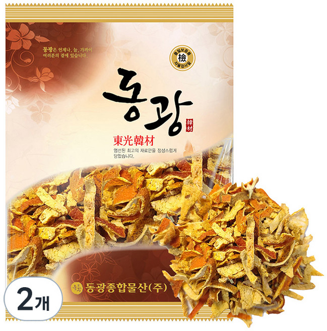 동광한방몰 진피 귤껍질 차, 100g, 2개