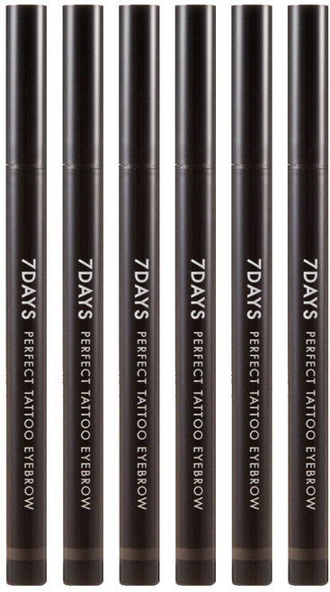 토니모리 7데이즈 퍼펙트 타투 아이브로우 틴트 0.4g, 04 다크브라운, 6개