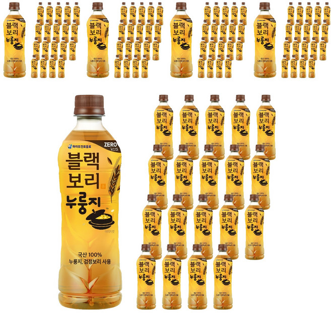 하이트진로 블랙보리 누룽지 음료, 520ml, 100개